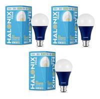 HALONIX All Rounder Base B22 15W,8W,0.5W Multi Wattage Led Bulb (Pack of 3, White & Yellow) Adjustable Light