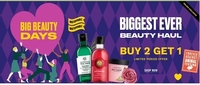 Big Beauty Days at The Body Shop : Buy 2 Get1 & upto 40% off on products