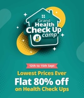 Pharmeasy Grand Health Checkup Camp: 12-15 September (100% Cashback on Lab Tests & more offers) 