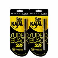 Maybelline New York Super Black Kajal, 8.7 g (Pack of 2)

