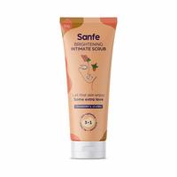 Sanfe Brightening Intimate Scrub for Women | for Smooth, Even Tone & Polished Skin with Cranberry and Jojoba Beads- 50g