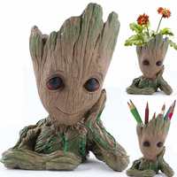 Marvel Baby Groot Model Action Figure Pen Stand Cum Flower Pot Planter