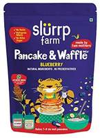 Slurrp Farm Blueberry Pancake & Waffle Mix | Blueberry & Supergrains | No Maida, Wheat & Refined White Sugar | 150G