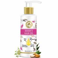 Mom & World Mama's Hair Oil - 11 Natural & Organic Oils Supports Hair Growth & Deep Nourishment, 200 ml (MOMWLD13)