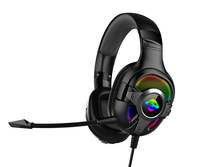 Cosmic Byte Oberon 7.1 RGB Gaming Headset with Dual Input- USB and 3.5mm Jack, Detachable Microphone, 90° Rotatable Earcups (Black)