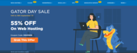 HostGator - Get upto 55% Off on Web Hosting
