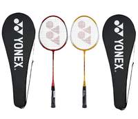 Yonex GR 303 Aluminium Blend Badminton Racquet with Full Cover, Set of 2