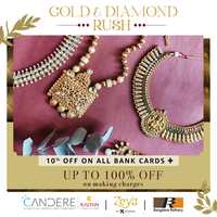 Amazon Gold & Diamond Rush upto 100% off on Making Charges + 10% off on Rs. 5000
