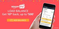 Amazon Rs.50 cashback on Rs.500 add money offer unlock trick (working once per day)