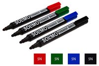 Amazon Brand - Solimo Permanent Marker Set (20 pieces, Black-5, Blue-5, Red-5, Green-5)