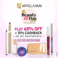 Myglamm- Flat 60% OFF upto Rs 1000 on Minimum Purchase of Rs 595