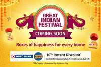 UPCOMING | Amazon Great Indian Festival Sale + Get 10% Instant discount on using HDFC Credt & Debit Cards & EMI