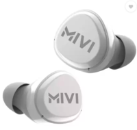 Mivi DuoPods M20 True Wireless Bluetooth Headset (White, True Wireless)