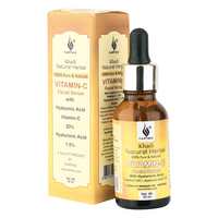 khadi Herbal Vitamin C Serum For Face, With Hyaluronic Acid for Glowing Skin, De-Pigmentation, Skin Brightening, Men and Women, Natural Beauty Secrets, 30ml
