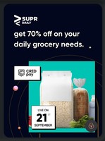Supr Daily Get 70% Discount Through Cred Pay [Sep 21st]