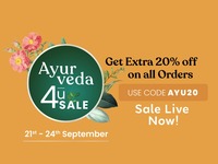 Kapiva Ayurveda 4U Sale is Live | Get 20% Off sitewide. & New User Get 25% Off on your First Order (21st - 24th)