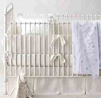 The Baby Atelier 100% Organic Car Print Baby Blanket