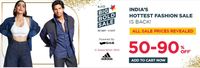 Few Hours -  Ajio Biggest Big Bold Sale - 50%-90% Off + 10% Instant Discount Up to Rs.600 On SBI CC