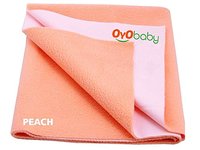 OYO BABY PVC Reusable Waterproof Mattress Protector, Peach