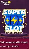 Play New Game SUPER SLOT at Flipkart and win assured Gift vouchers (including Rs5000 gv / Rs1000 gv / etc) 