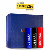 [Lowest Price + RS.269 Store Credits] Ustraa lightening deal- Deodorant Gift Box