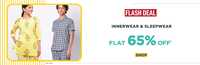 Ajio Flash Deal - Innerwear and Sleepwear Flat 65% off