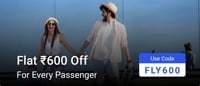 Flat Rs.600 – Rs.3000 off on Domestic Flights of Minimum Rs.3000 at Flipkart + extra 5% Cashback with Axis FK card