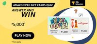Amazon Pay Gift Cards Quiz