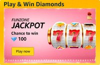 Amazon Funzone Jackpot  Win Diamonds
