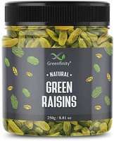 GreenFinity Premium Seedless Green Raisins, 250 gm