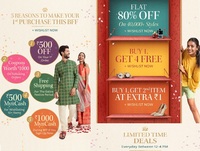 Myntra Big fashion festival - Upto 80% off + Extra 10% instant discount on ICICI Bank & Kotak credit and debit cards
