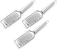 Signoraware Stainless Steel Cheese Grater, Set of 3, Multicolour