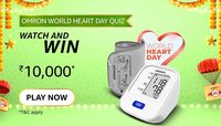 Amazon Omron World Heart Day Quiz Answer & Win ₹10,000 Pay Balance 