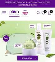 Plum : Best Selling Green Tea Acne control kit at Just Rs999 + extra 15% off by code 