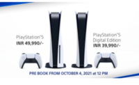 Live at 12 PM SONY PlayStation 5 Starting From Rs.39990