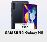 CLiQ Exclusive ₹500 included in Exchange Cashback Samsung Galaxy M11 (Violet, 4GB RAM, 64GB Storage)