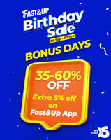 Fastandup birthday sale bonus days 29-30 September 35-60% off + Extra 5% off on App 