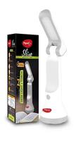 Pigeon Dhruv Shine 2 in 1 Desk and Torch Emergency lamp with 1200 mAH and 8 Hours Backup (White)