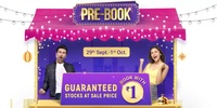Flipkart Pre-Book Sale on Big Billion Days is Live Now : Grab Lowest Sale Prices (29-1 Oct) 