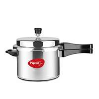 Pigeon Aluminium Pressure Cooker (14332) 7.5 Litre, Non Induction Base Outer Lid Cooker, Silver

