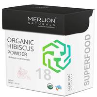 Hibiscus Petals Powder by Merlion Naturals | Hibiscus rosa sinensis | 100% Naturals (100gm)
