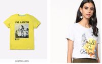 Ajio Flash Sale [3-6PM] ~ T-shirts Under Rs.199