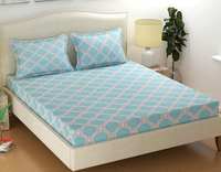 PRIDHI Pure Cotton Double Bedsheet with 2 Pillow Covers
