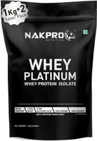 Loot price - Nakpro PLATINUM 100% Whey Protein Isolate Supplement Powder Whey Protein 2 kg