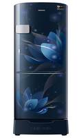 Samsung 192 L 3 star Inverter Direct Cool Single Door Refrigerator (RR20A1Z2YU8/HL, Saffron Blue, Base Stand with Drawer)