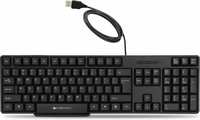 (LOWEST) ZEBRONICS Zeb-K20 Wired USB Desktop Keyboard  (Black)#JustHere