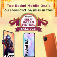 Top Redmi Mobile Deals you shouldn’t miss in this Amazon Great Indian Festival Sale 2021