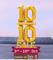 Tatacliq 10/10 Sale 3rd - 10th Oct : Upto 80% off + Flat 10% discount Tata Cliq Using SBI Card in 10-10 Sale 