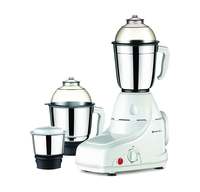 Bajaj GX-8 750W Mixer Grinder with Nutri Pro Feature, 3 Jars, White @ 2599