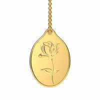 Malabar Gold & Diamonds 24k (999) 2 gram Yellow Gold Coin cum Pendant @ 8833 (Effective) 